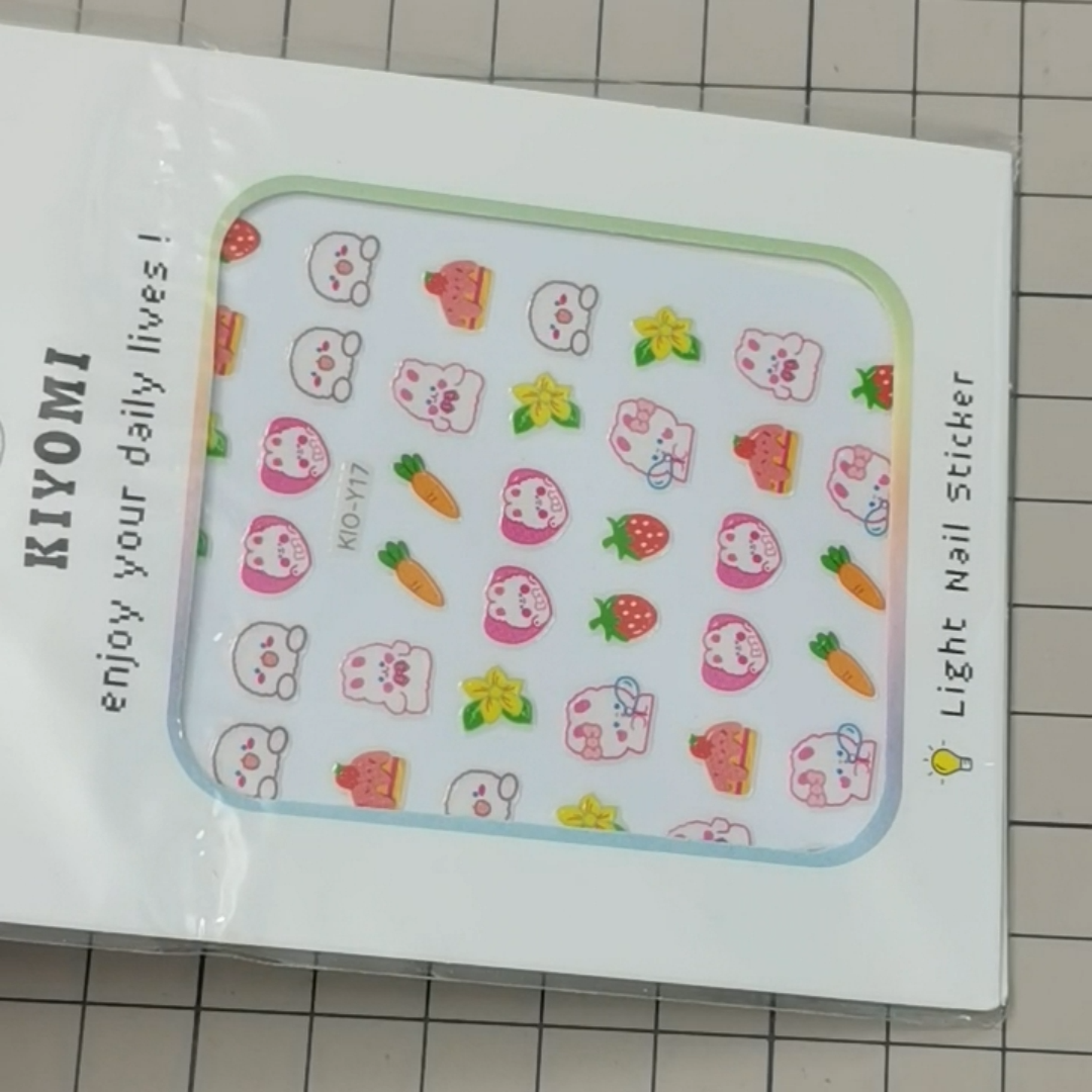 可愛い ネイルステッカー ネイルシール｜ 防水3Dネイルデコレーション用 女の子、子供用 極薄 こどもネイルステッカー かわいい DIYネイルツール|undefined